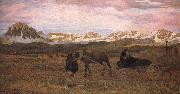Giovanni Segantini Returning Home Spain oil painting artist